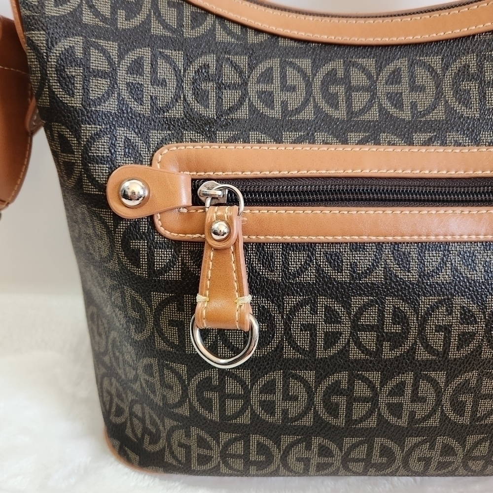 GIANI Bernini Block Signature Faux Leather Hobo Shoulder Bag Purse - Picture 6 of 16